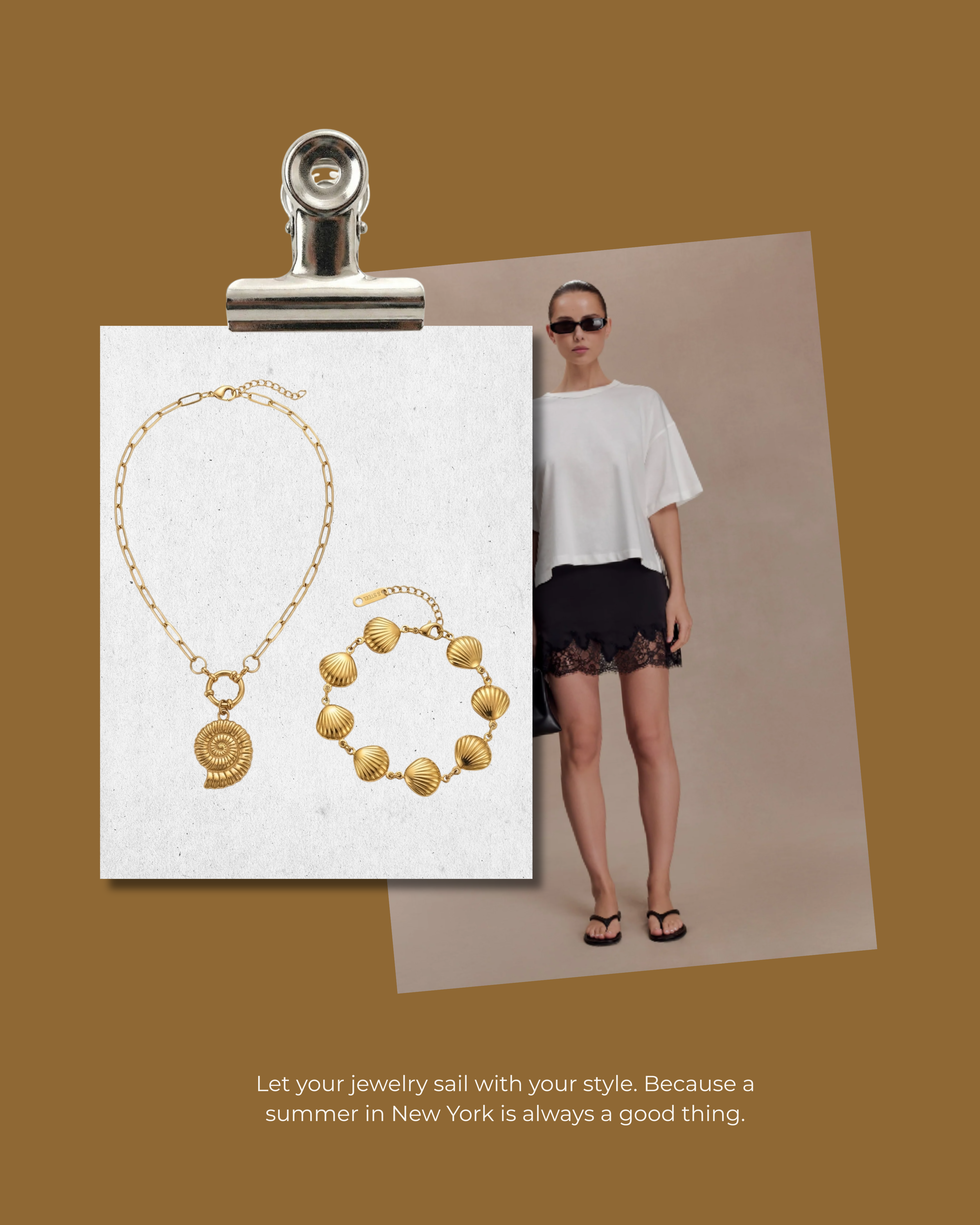 SIREN’S ANCHOR NECKLACE