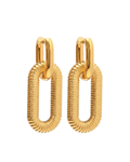 RIBBED DROP HOOPS